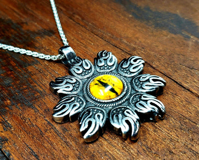 Evil Eye Sun Necklace -- Culture Cross