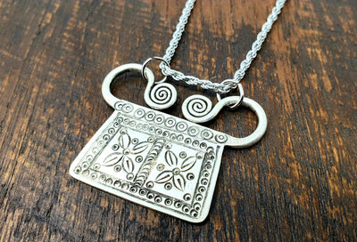 Hill Tribe Spirit Lock Necklace -- Culture Cross