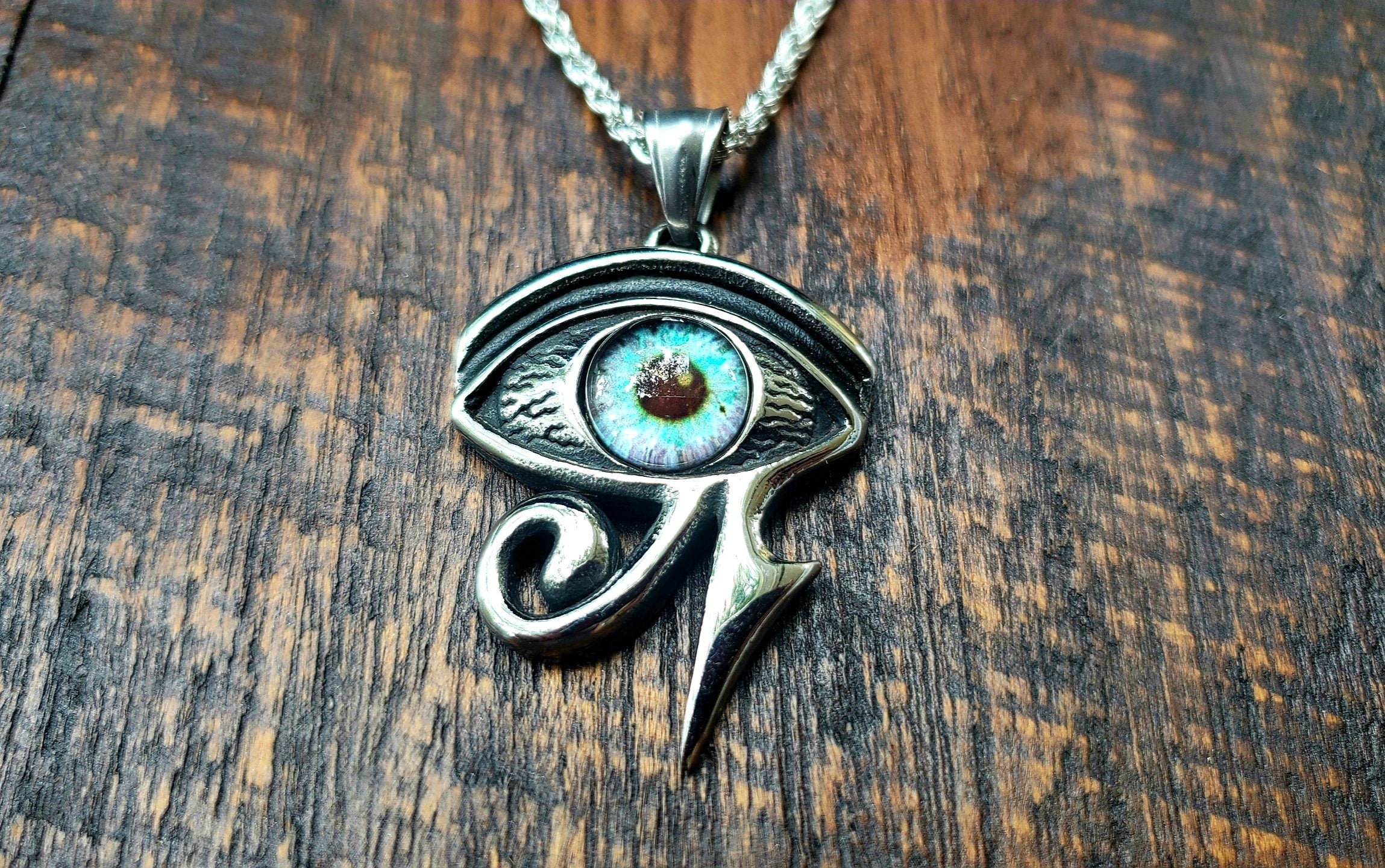 Stainless Steel All Seeing Eye Pendant