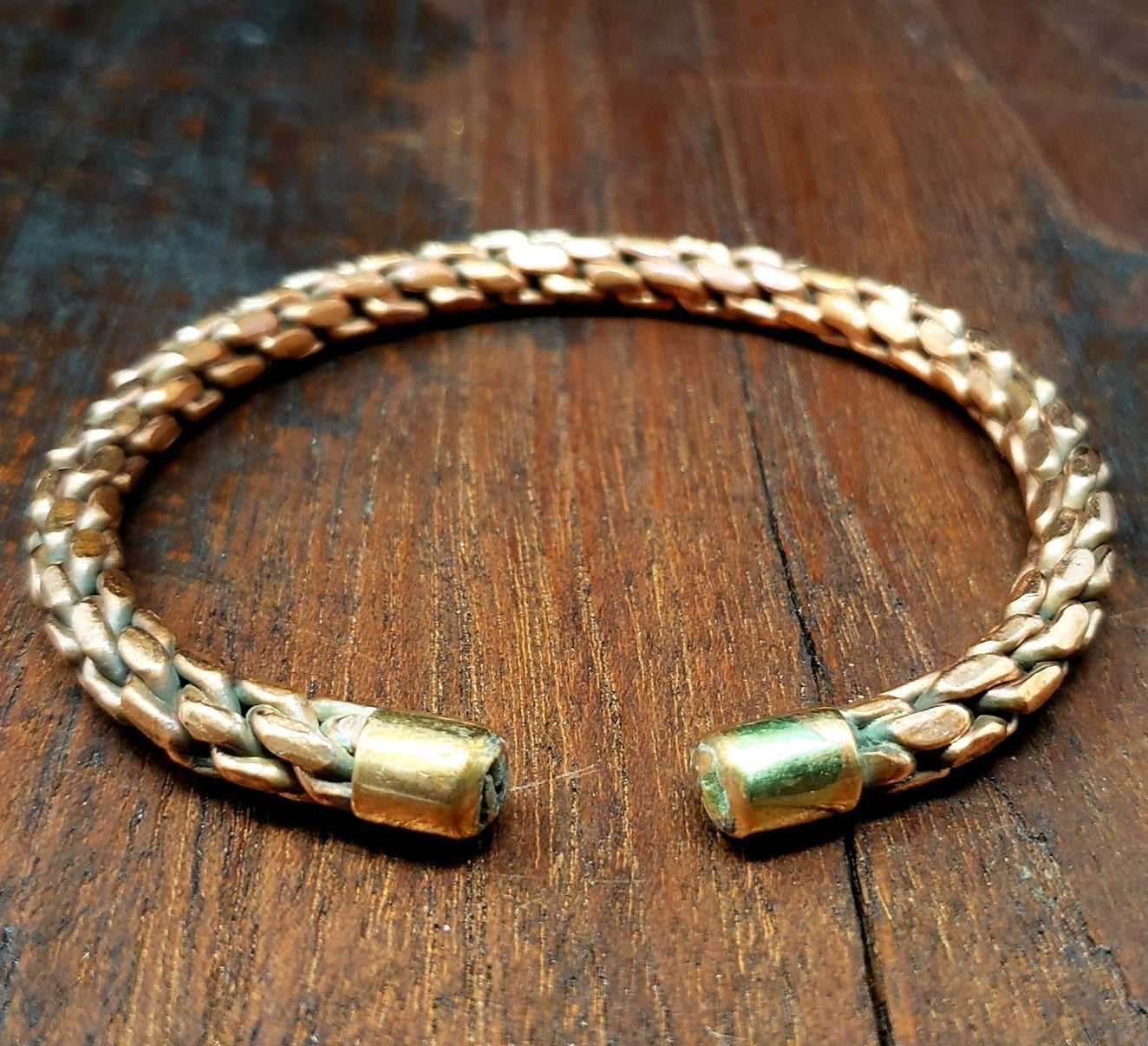 Bracelet Chain Braided Flat Snake Silver Copper Gold 304 Stainless Steel 7  2/8