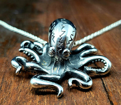 Electric Octopus Necklace -- Culture Cross