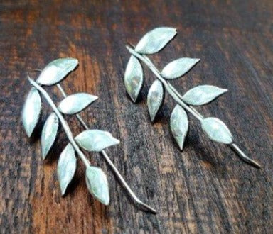 Enchanted Vine Threader Earrings -- Culture Cross
