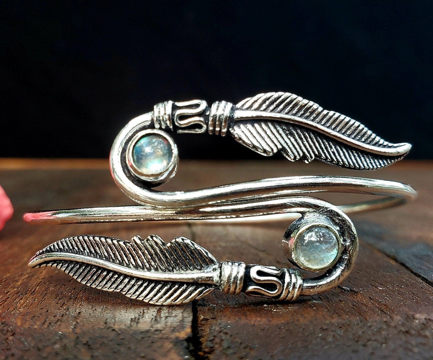 Heavy Navajo Sterling Feather bracelet – KNIVES and WIVES