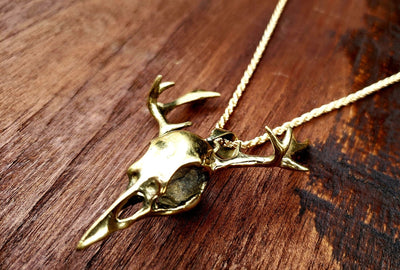 Mythical Bird Skull Necklace -- Culture Cross