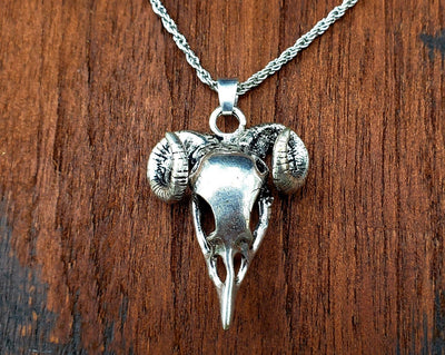 Mythical Horned Bird Necklace -- Culture Cross