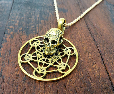 Sacred Skull Necklace -- Culture Cross