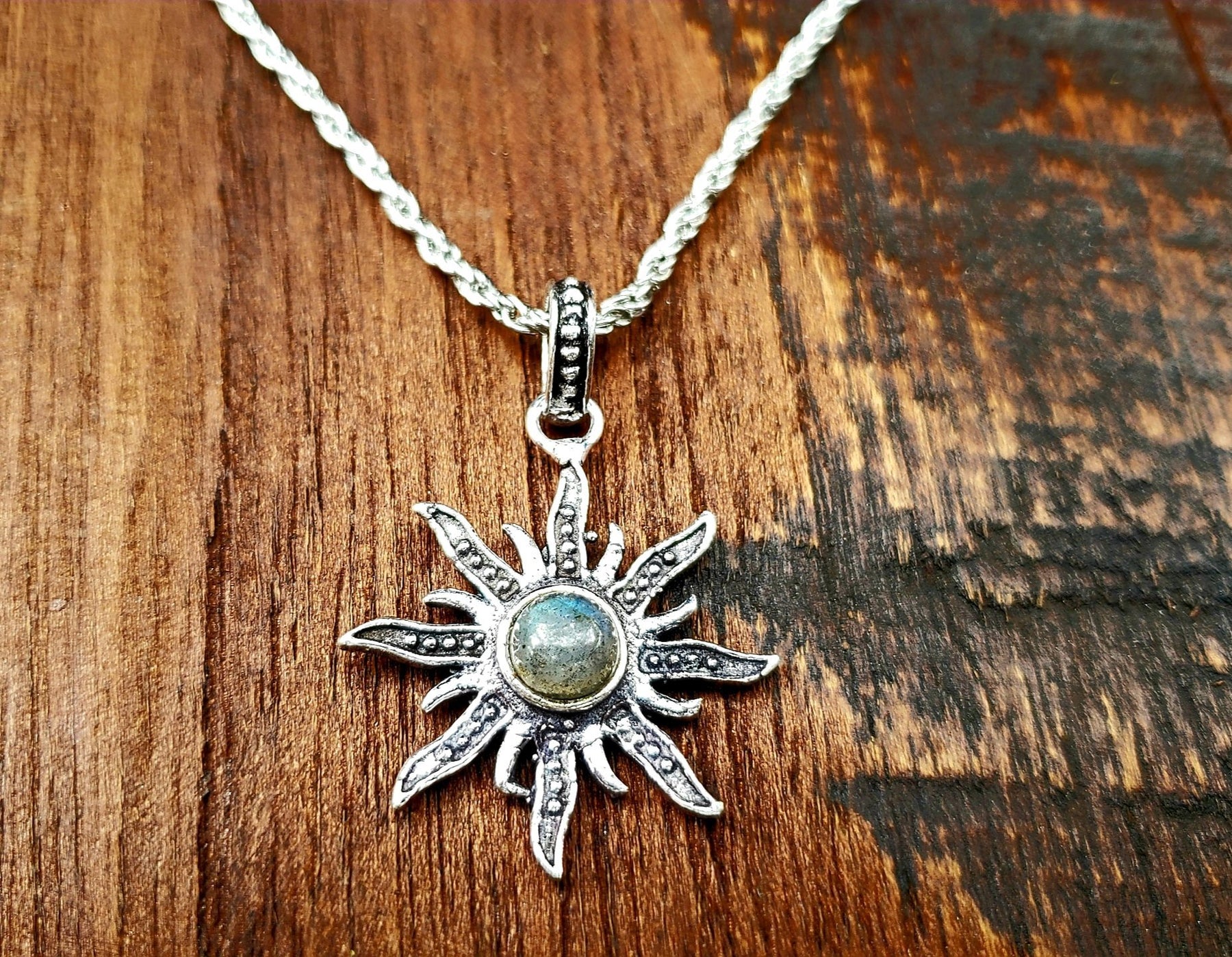 Tangled Sun Necklace 