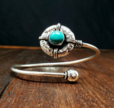 Turquoise Shield Bracelet -- Culture Cross