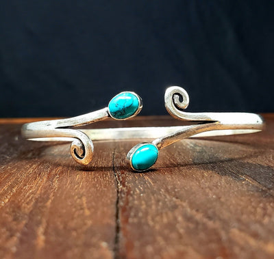 Winds of Turquoise Arm Cuff -- Culture Cross
